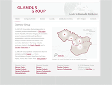 Tablet Screenshot of glamourgroup.eu